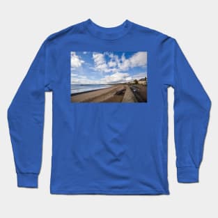 Newbiggin Bay in Northumberland Long Sleeve T-Shirt